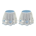 2pcs Oil-Proof Air Fryer Dust Cover 25x25x25cm Blue-Swan. 