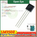 LM35DZ TO-92 LM35 IC Chip Precision Centigrade Temperature Sensor Thermometer Temperature Sensor for made DIY Digital Temperature Controller DIY KIT use in Arduino Uno R3 Replace DHT11 DHT21 DS18B20 SHT11 SHT15 Sensors.