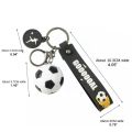 Sports Football Keychains 3D Metal Sports Keychain Car Bag Ornaments Keyring For Men Women Gifts Sport Key Chain Party Favo V1K7.