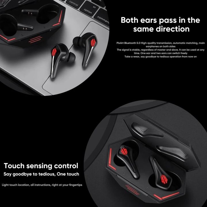 Original%20Global%20Version%20NUBIA%20RedMagic%20TWS%20Gaming%20Earphone%20Wireless%20Bluetooth%20Cyberpods%20RedMagic%20DAO%20TWS%20Earbuds%2039ms%20low%20latenc%20-%20Image%202