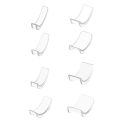 8Pcs TPU Transparent Ring Size Reducer Adjuster Jewelry Guard Invisible Re-sizer. 