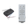 Universal Low Voltage 50w Dc Fan Light Driver Controller Ceiling Fan Remote Control Kit 6-Speed Timing. 