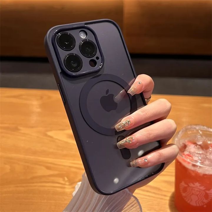Luxury%20Magnetic%20Wireless%20Charge%20For%20Magsafe%20Case%20for%20iPhone%2015%2014%2013%2012%2011%20Pro%20X%20XR%20XS%20Max%207%208%20Plus%20Shockproof%20Soft%20Bumper%20Cover%20-%20Image%203
