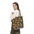 Sunflower Floral Fashion Printed Handbags Outdoor Eco Friendly Women Shoulder Bag High Capacity Portable Foldable Shopping Bag. 