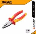TOLSEN VDE 1000V Insulated Combination Pliers 200mm (8") VDE/GS certificated V38118. 
