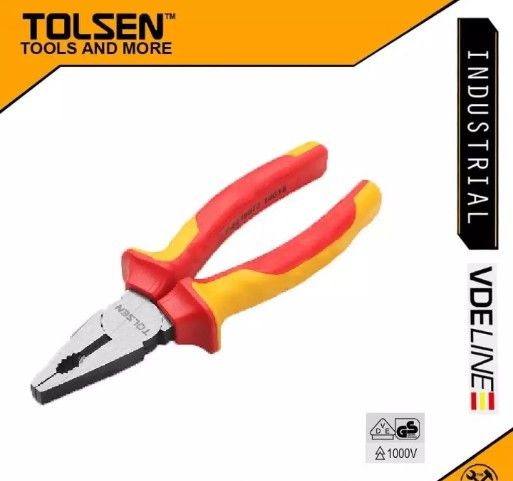 TOLSEN%20VDE%201000V%20Insulated%20Combination%20Pliers%20200mm%20(8")%20VDE/GS%20certificated%20V38118%20-%20Image%202