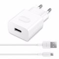Huawei fast charger with micro USB cable. 