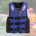 Life Suit Vest, Lightweight Portable Accessory Buoyancy Vest Swimming Vest for 2XL Blue. 