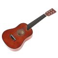 25Inch Mini Small Guitar Basswood 6 Strings Acoustic Guitar with Pick Strings for Bener Children Kids Gift. 