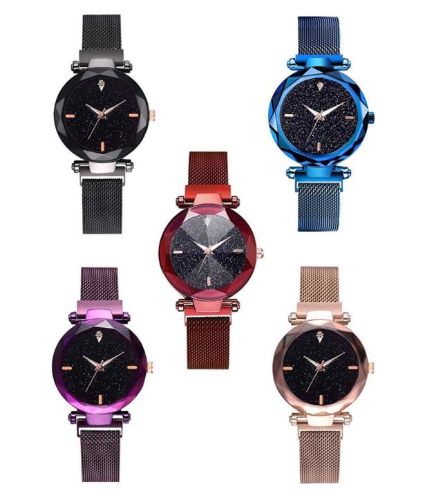 RORIOS%20Women%20Watches%20Analogue%20Quartz%20Watches%20Starry%20Sky%20Dial%20with%20Stainless%20Steel%20Mesh%20Band%20Elegant%20Dress%20Ladies%20Girls%20Wrist%20Watch%20-%20Image%207
