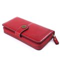 Women Wallets Long Leather Top Quality Card Holder Classic Female Purse Zipper Wallet For Women. 