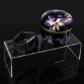 5 Pack Clear Acrylic Display Risers, 5 Sizes Acrylic Jewelry Display Riser Shelf Showcase Fixtures for Cake, Display.