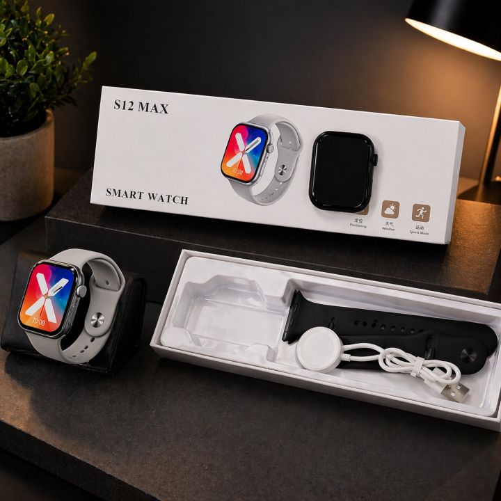 S12%20Max%20Ferefit%20Smart%20Watch%20%E2%80%93%20Ultra%202.29"%20AMOLED%20%7C%20Updated%20Premium%20Model%20%7C%20NFC%20Access%20%7C%20Bluetooth%20Calling%20%7C%20Fast%20Wireless%20Charging%20%7C%20Fitness%20&%20Health%20Master%20-%20Image%203