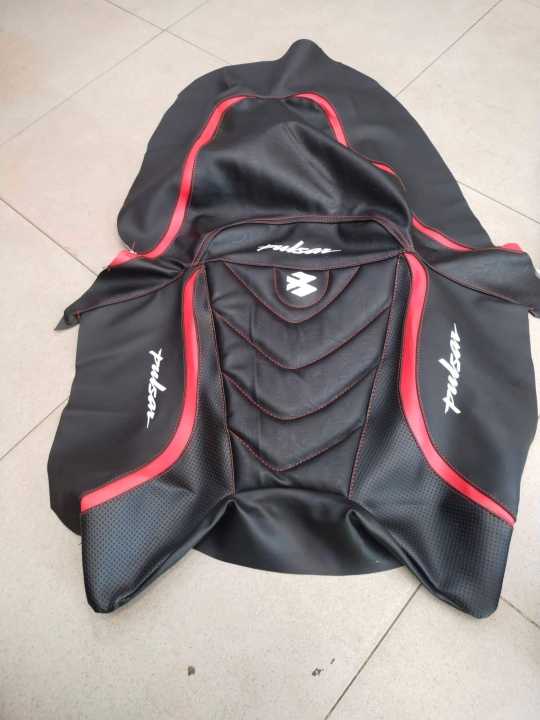 Bajaj%20pulsar%20n160%20red%20modified%20seat%20cover%20-%20Image%202