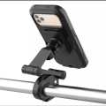 Adjustable Waterproof Motorcycle Bike Phone Holder Case Stand Moto Bicycle Handlebar Cellp..