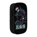 Six Eyes Sorcerer JJK Pencil Case Gojo Satoru Jujutsu Kaisen Pencil Box Pen Holder Big Capacity Bags School Supplies Stationery. 