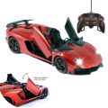 Red/yellow Color Sport Remote Control Car Toy for kids. 