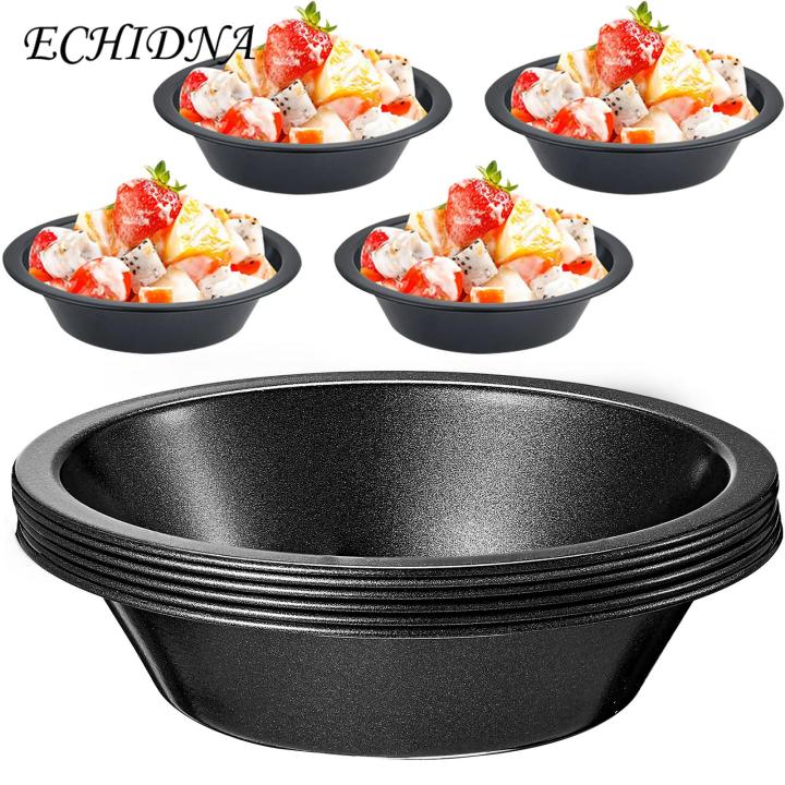 Fast Heat Transfer Baking Pan Nonstick Mini Pie Pan Set 6pcs 5-inch ...