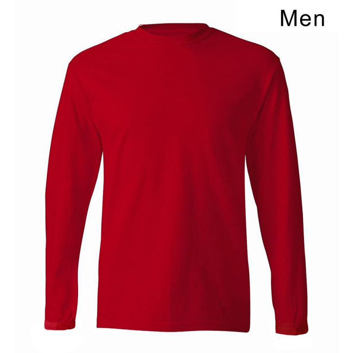 We Black Gray Blue Red T Shirt Men Solid Long Sleeve T-Shirt Mens ster Autumn Spring 100% Cotton Casual Breathe T Shirts