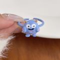 Cartoon childlike cute one-eyed little monster ring, sweet and cool, big-eyed boy, funny index finger ring, women's new ring.