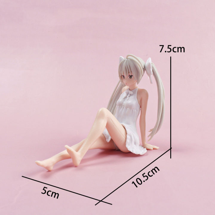 New 14cm Yosuga no Sora Anime Figure Kasugano Sora Bunny Girl Model Host Computer Chassis Decor Car Ornaments Toy have box