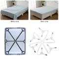 12 Clips Elastic Bed Sheet Grippers Belt Fastener Non-Slip Strap Mattress Clip Fasteners Cover Blankets Grippers Organize Gadget.