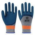 12pairs Rubber Wear-resistant Work Gloves Durable High Quality All Velvet Thickening Waterproof Work Plus Rubber Safety Gloves. 