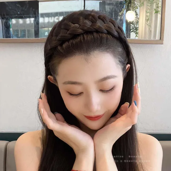 Korean%20Style%20Headwear%20Wide%20Hair%20Hoop%20Wig%20Headband%20Wash%20Face%20Headband%20Twist%20Braided%20Female%20Hairbands%20Fashion%20Accessory%20-%20Image%204