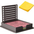 GC Sticky Note Template, Sticky Note Holder With Stencil, 3x3 Inch Note Dispenser, Desk Supplies Organizer Accessories, Office Desk Accessories.