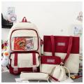 Zip It Good Chinese backpack or school bag (5 pcs set ) - SIZE 17inc/10.5 size.