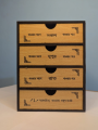 Medicine Storage Box 4 layer Keep your medicines organized and secure with this handy 4 layer medicine storage box.
