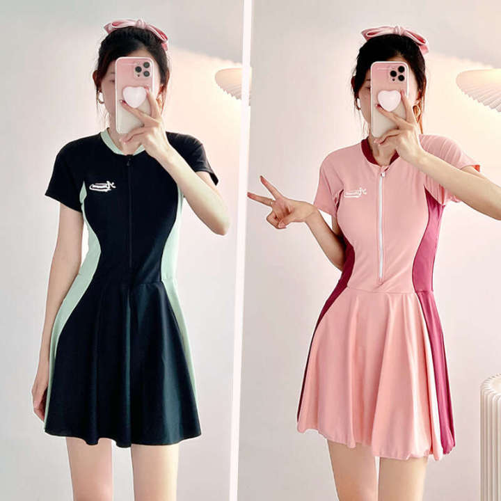 Fat mm jumpsuit for women conservative large size 2024, new slightly chubby girls with slimming effect and a high-end feel, soaking in hot springs