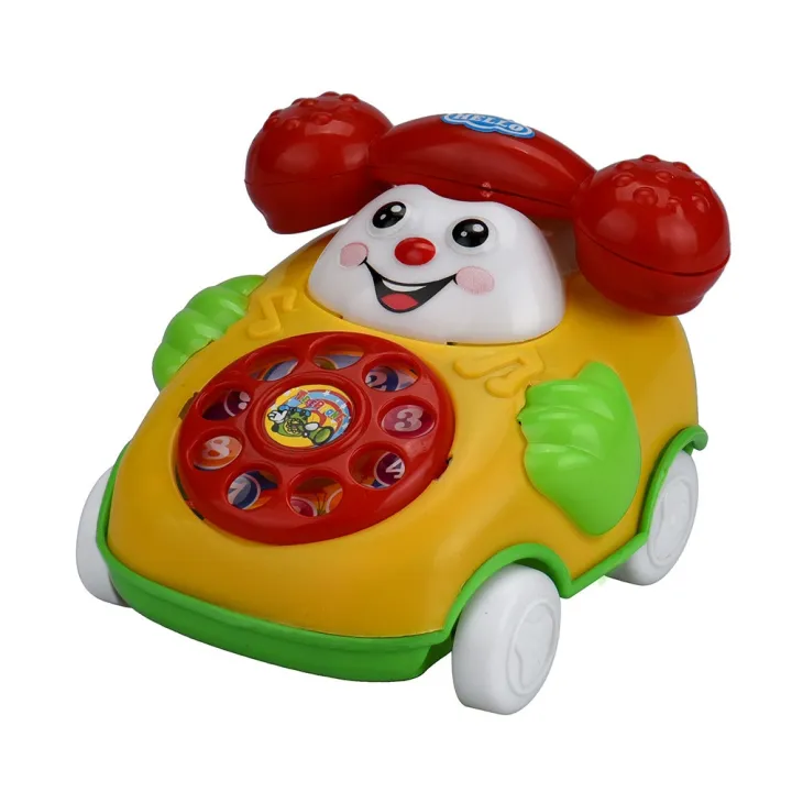 Children'S%20Simulation%20Phone%20Toys%20Cartoon%20Smile%20Pull%20Wire%20Phone%20Baby%20Toy%20Educational%20Developmental%20Kids%20Gift%20Develop%20Intelligence%20-%20Baby%20Toys%20-%20Image%204