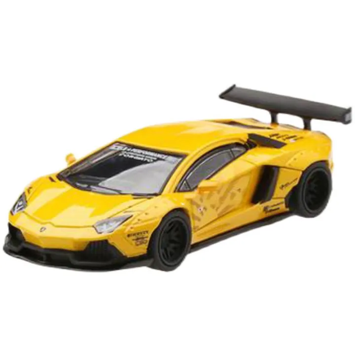 MINI%20GT%201:64%20LP700%20Car%20Model%20LBWK%20Yellow%20Alloy%20Diorama%20Collection%20Miniature%20Carros%20Toys%2080%20-%20Image%207