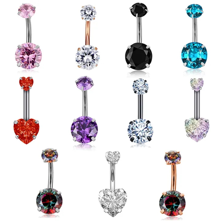 Heart%20Belly%20Button%20Ring%20Navel%20Piercing%20Ring%20Stainless%20Steel%20Belly%20Piercing%20Ring%20ANLAN%20-%20Image%203