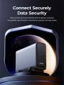 ORICO MetaBox Mini Personal Storage 3.5" Type-C Network Attached Storage Automatic Backup Remote Access Diskless NAS. 