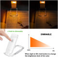 New USB Rechargeable Book Reading Light Brightness Adjustable LED Clip on Book Light Eye Care Book Lamp for Kids Read Light.