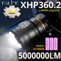 990000000LM Super Power XHP360.2 36-core LED Headlamp USB Zoom Lantern 7KM Long Shot Head Light for Night Fishing Riding Camping.