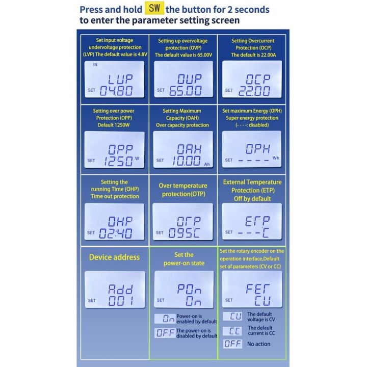 LCD Display Adjustable Direct Current Stabilized Voltage Power Supplys ...