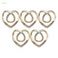 Scarves Clips Scarf Clasp Holder Shirt Waist Clips for Bowknot Neckerchief Shawl Loose Clothes.