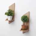 Wall Flower vase Rack wooden Wall Hanging Stand 1pcs.