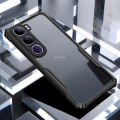 Quiberk for Vivo V40 Lite 4G 5G Case Edge-Reinforced Shockproof Hard Transparent Phone Cover.
