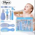 10pcs / set Baby Care Products Newborn Nail Set Nail Clipper Scissors Comb Hair Brushes Kit Kids Nail Clippers Kit 10pcs. 