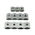 T Block Square nuts T-Track Sliding Hammer Nut M3 M4 M5 M6 for Fastener Aluminum Profile  3030 4040. 