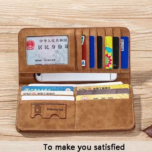 Music%20world%20BD%20Hengsheng%20Long%20Men's%20Wallet%20Retro%20Casual%20Brand%20Wallet%20Korean%20Clutch%20Large%20Capacity%20Frosted%20Card%20Holder%20Mobile%20holder%20Men's%20Long%20Wallet%20for%20Men's%20Fashion.%20-%20Image%205