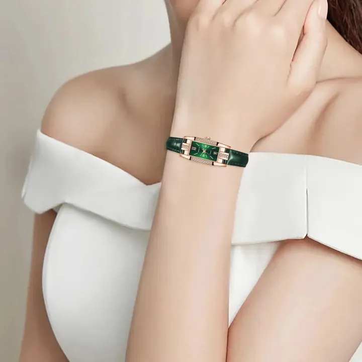 Womens%20Watches%20Fashion%20Square%20Ladies%20Quartz%20Watch%20Bracelet%20Set%20Green%20Dial%20Simple%20Leather%20Women%20Watches%20-%20Image%206