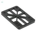 3x4 Pieces Skateboard Longboard Shock Pads Risers 0.6cm Or 0.8cm Black 6mm.
