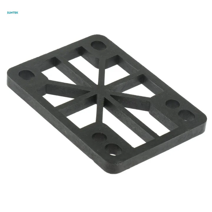 3x4%20Pieces%20Skateboard%20Longboard%20Shock%20Pads%20Risers%200.6cm%20Or%200.8cm%20Black%206mm%20-%20Image%206