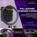 PVC LEATHER STEERING WHEEL COVER FOR CAR. 