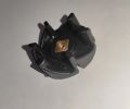 Blender Motor Connector Spare Parts Plastic Pulley 3.5cm 6 teeth Black - 1pcs.